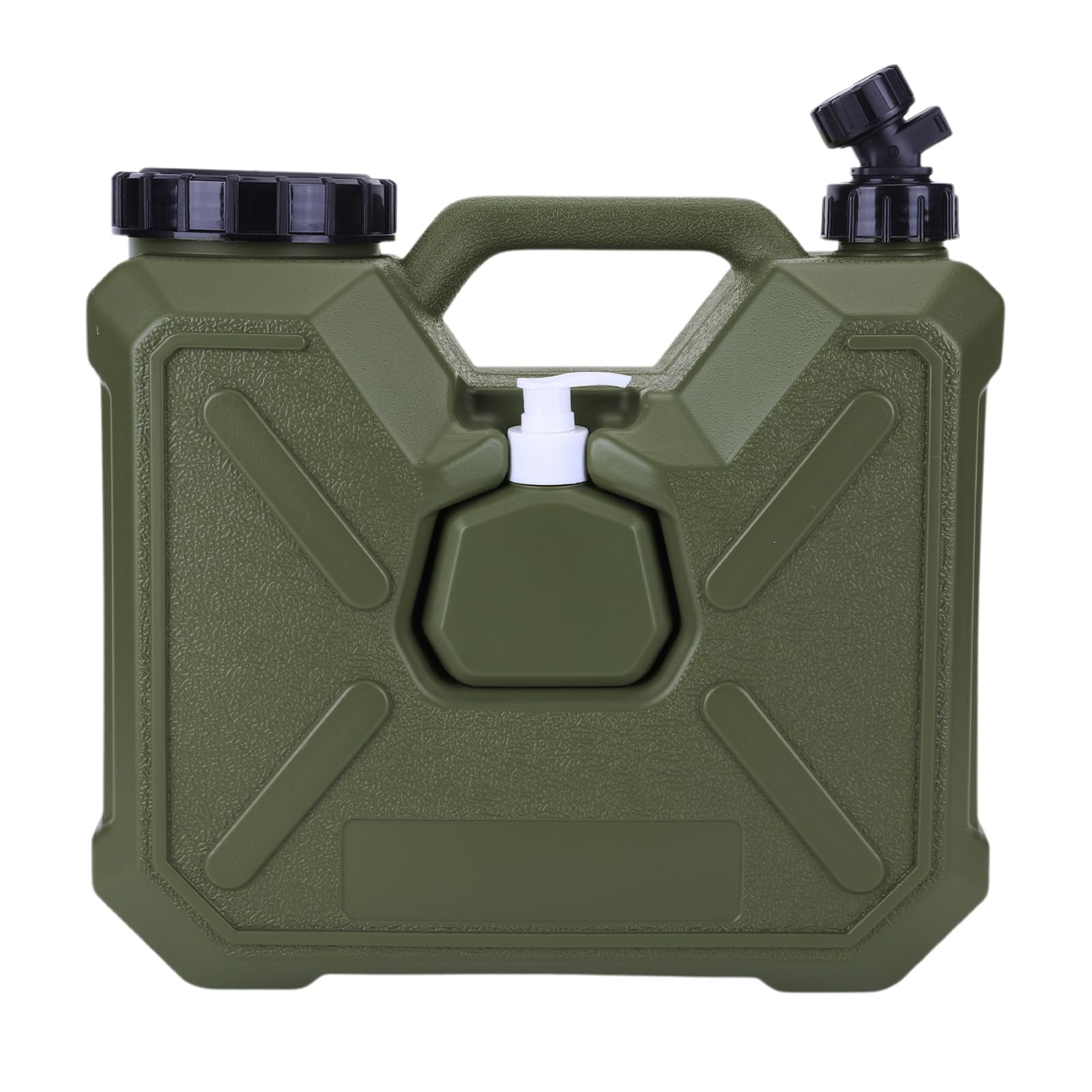WinPecal 18L Water Container with Spigot,Water Jug with Touch Control Water Pump, Rechargeable Water Dispenser Pump‌, Portable Camping Water Tank Emergency Water Storage for Outdoor Picnic Hiking
