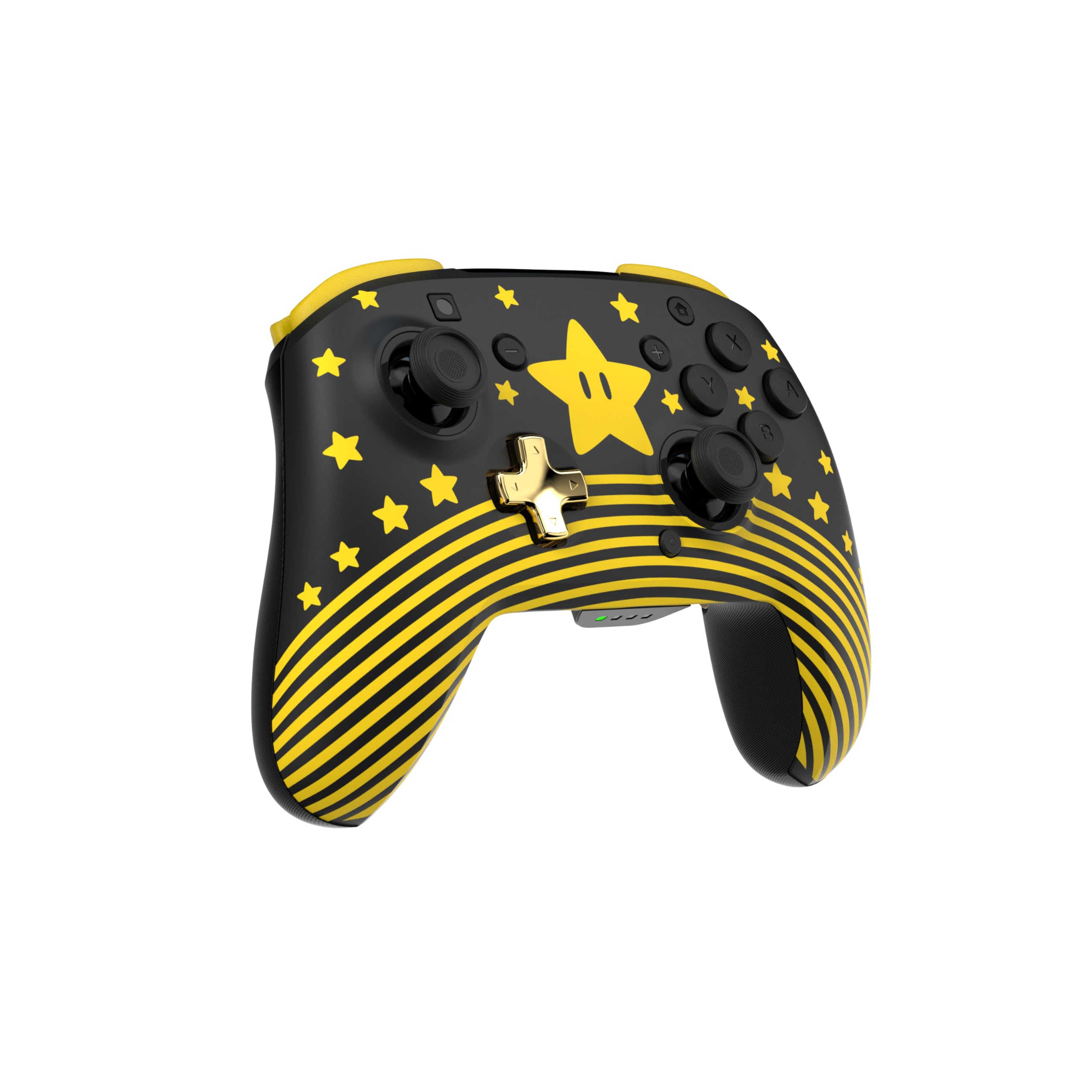 Turtle Beach Rematch Super Mario Star Mando de juego inalámbrico para Nintendo Switch, también funciona con Nintendo Switch 2 (El botón C no está en este controlador) — view 9