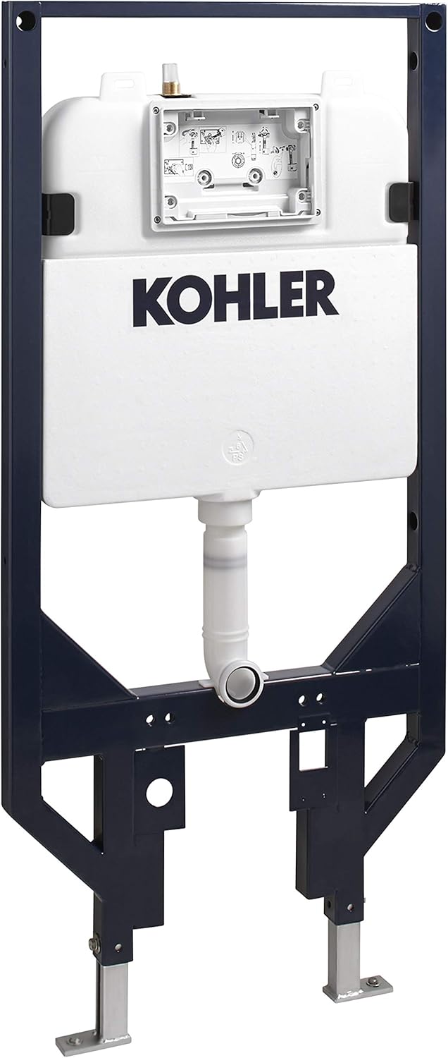 KOHLER K-18829-NA 2" x 4" In-Wall Toilet Tank and Carrier System