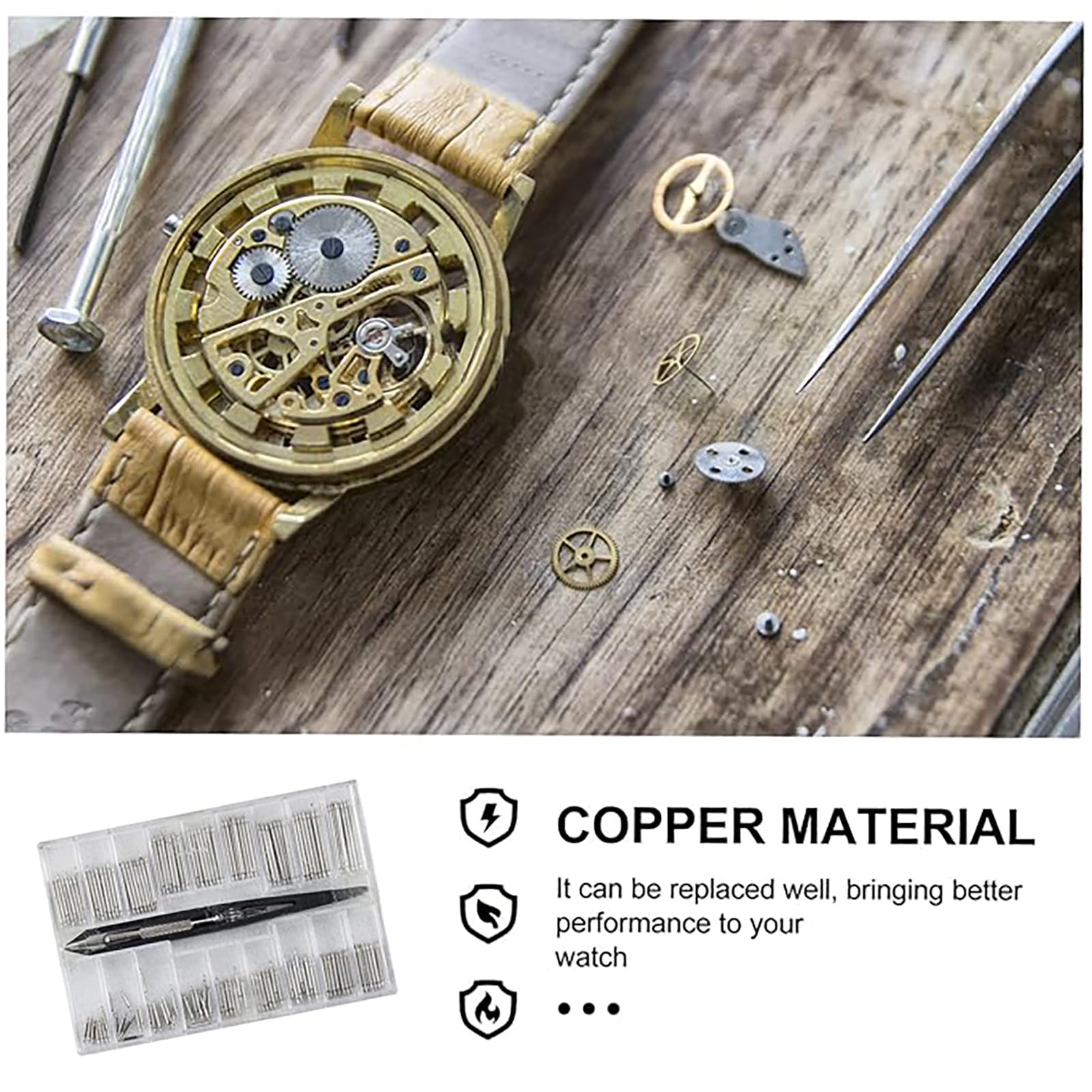 Set 144 Barrette A Molla Per Orologi - Da 8 A 25 Mm, Acciaio Inox, Per Sostituzione Cinturini - Foto 7