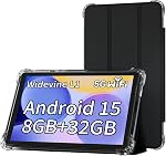 BYANDBY Android 12.0 7 Inch Tablet Tablet, 4GB + 32GB ROM (1TB Expansion), Quad-Core, WiFi, GMS, Dual Camera, Educational, Gaming (Black)