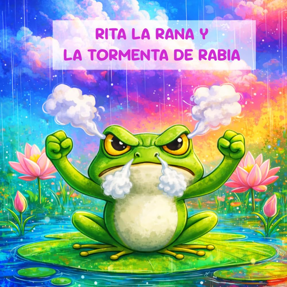 Rita la rana y la tormenta de rabia. Un cuento infantil para aprender a gestionar el enfado y las emociones: Cuento educativo para niños de 3 a 7 años ... la inteligencia emocional. (Serie Emociones)