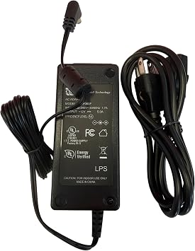UL 12V Adapter for Zebra ZQ500 ZQ510 ZQ520 ZQ521 Printer FSP FSP050-DBCD1 | ZQ 500 510 ZQ52-AUE0000-00 ZQ52-AUE0010-00, P1026943-2 9NA0501609 12VDC 4A 4.16A 48W 50W Power Supply Charger