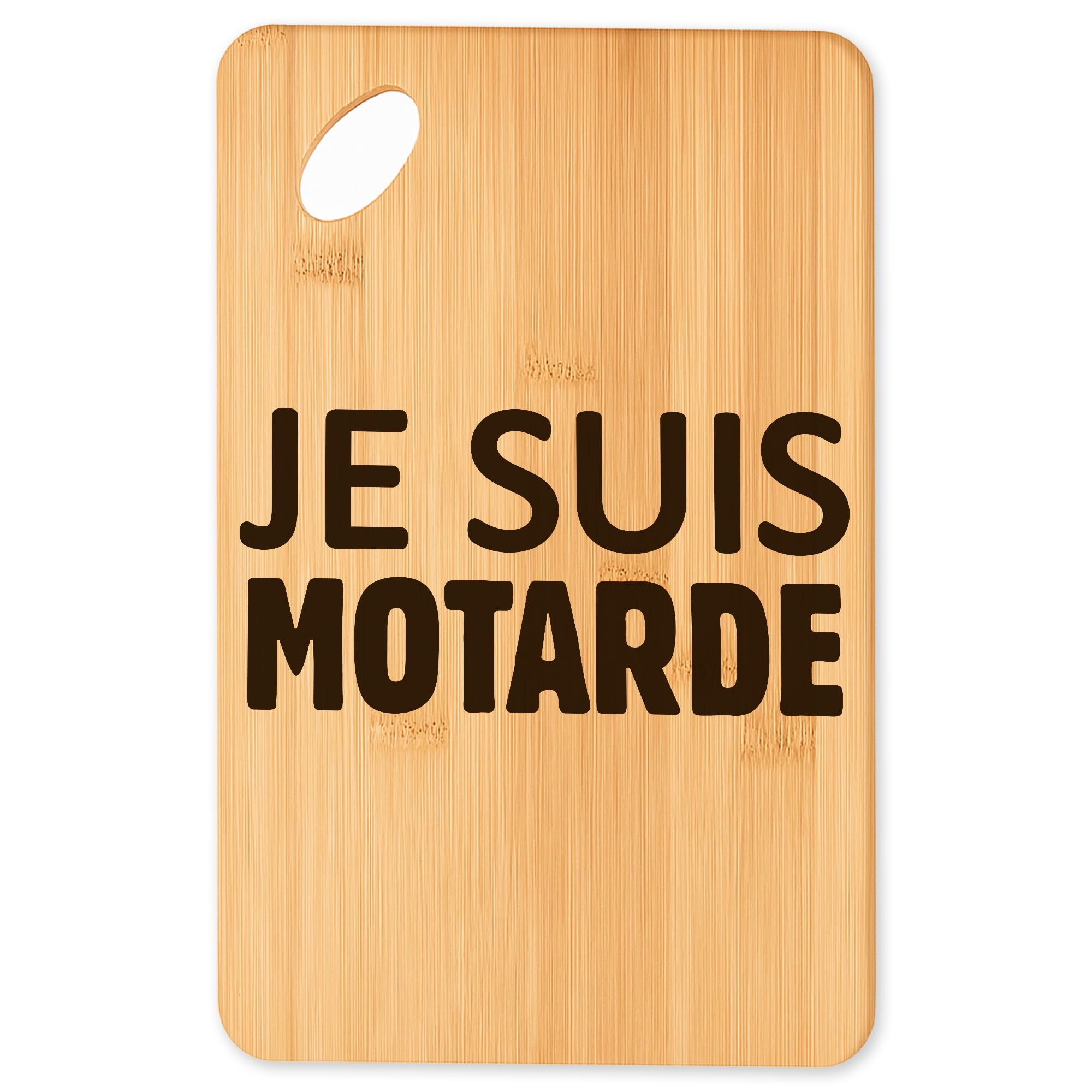 Planche à découper en bambou avec plateau apéro pour cuisine et barbecue