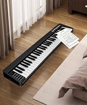 Finger Dance 61キー キーボードセット Amazon.com: Finger Dance 61 Key Folding Piano Keyboard