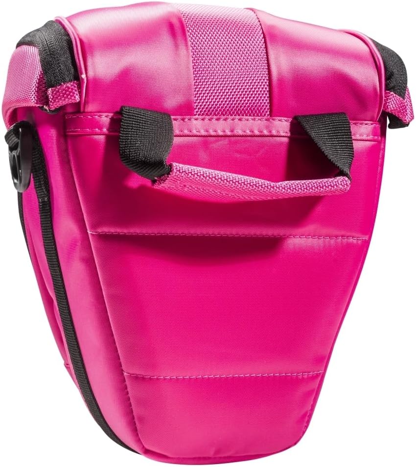 Mantona Colt SLR camera bag (universal bag incl. quick access, dust protector, carry strap and accessory compartment) black