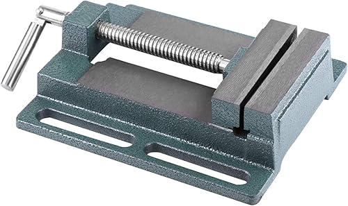 Miniatura 8 de Tornillo de fresado, tornillo de prensa de taladro de apertura de mandíbula de 6 pulgadas, tornillo de banco de hierro fundido resistente, tornillo