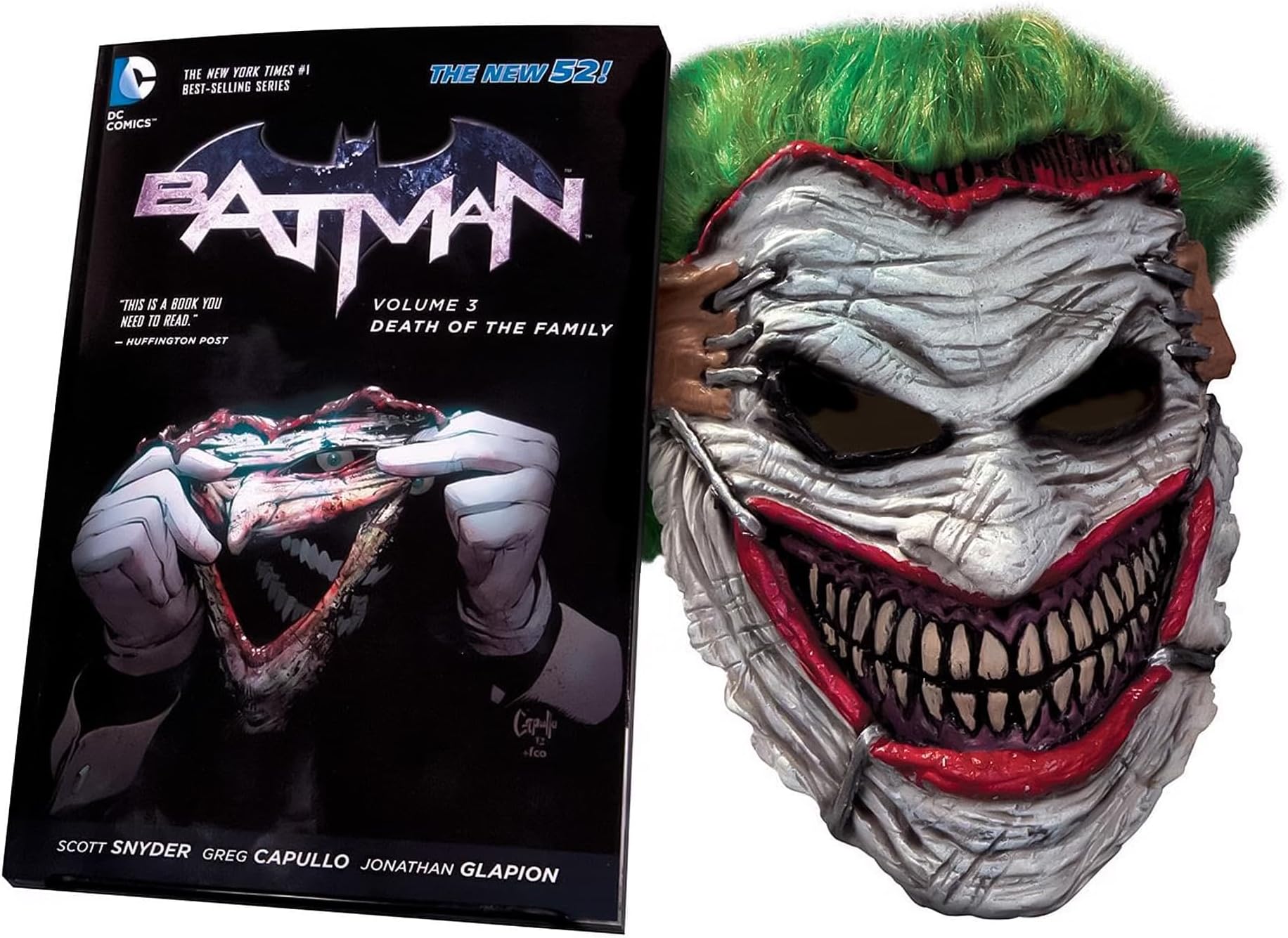 Batman: Death of the Family Book and Joker Mask Set Paperback โ 30 September 2014