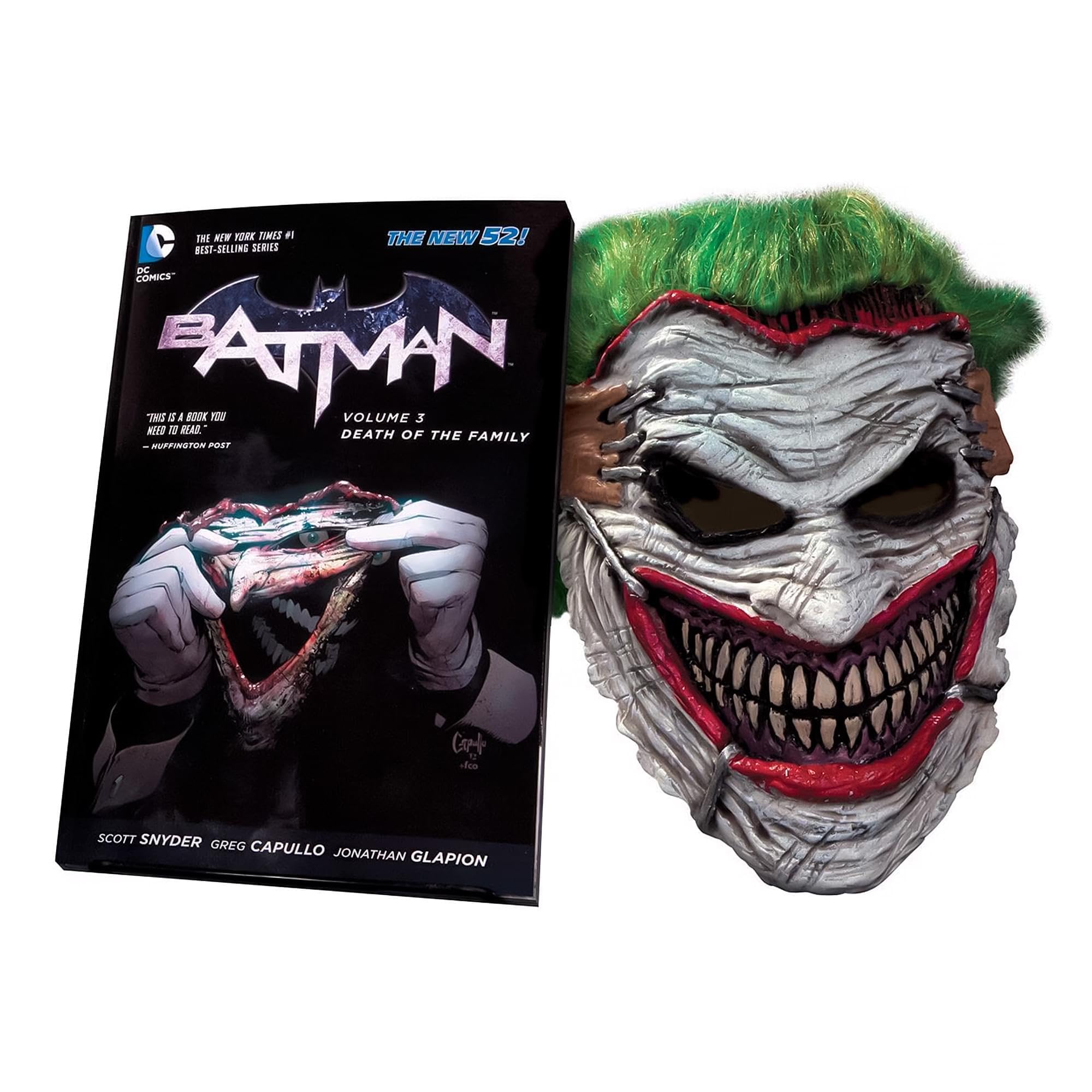 Batman: Death of the Family Book and Joker Mask Set Paperback – 30 September 2014