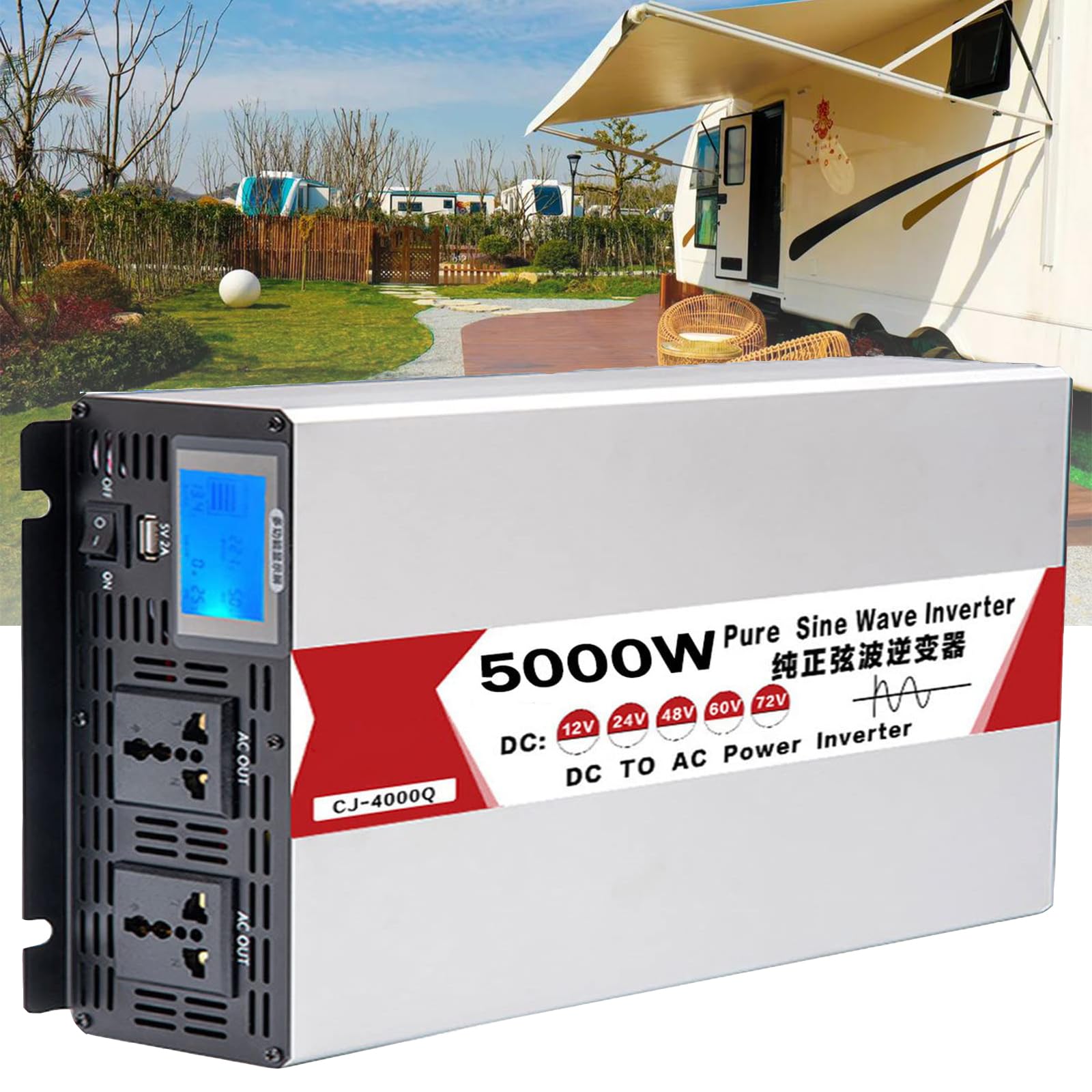 Convertisseur AC vers DC onde pure sinus face aux coupures de courant 5000W