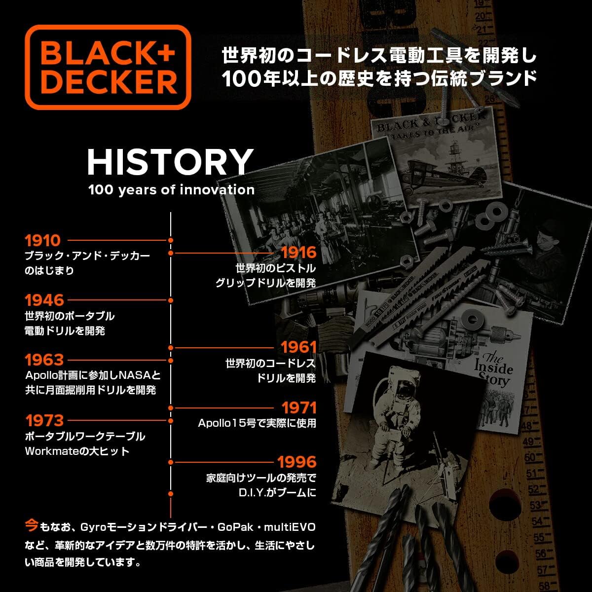 Persona che utilizza il soffiatore BLACK+DECKER per rimuovere le foglie.