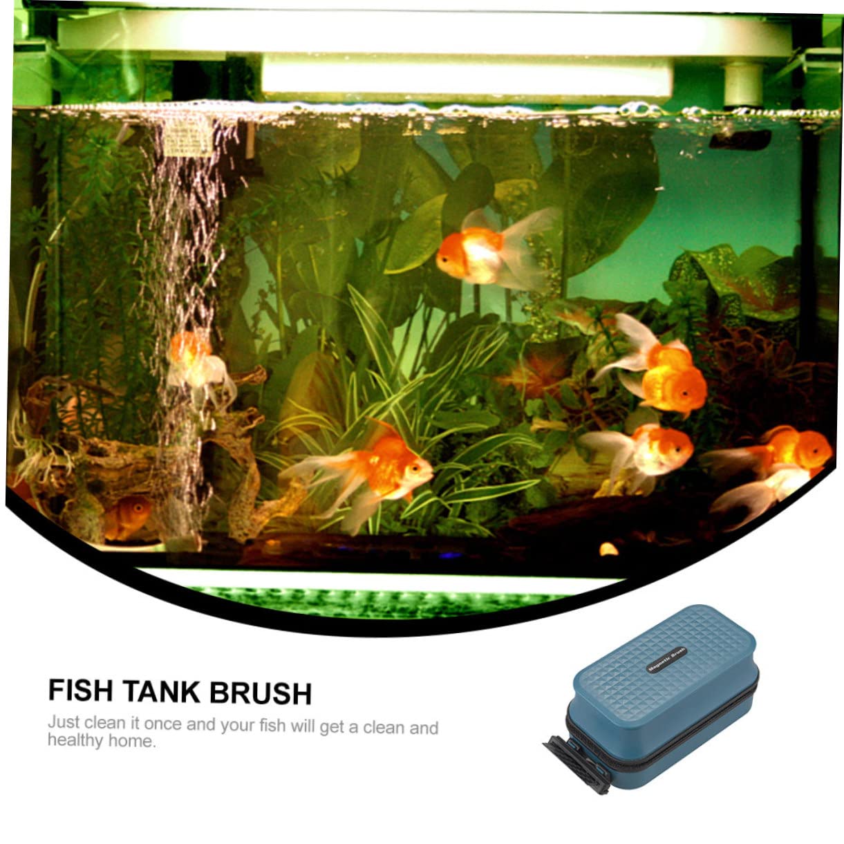 PRETYZOOM 2stücke Magnetische Aquarium Bürste Doppelter Glasreiniger Für Aquarien Schwimmendes Design Einfach Zu Bedienen Sorgt Für Sauberes Wasser Und Schützt Fische Geeignet Für