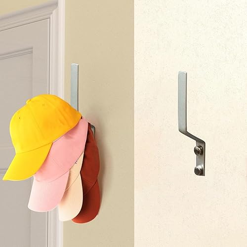 Miniatura 3 de 4 ganchos de aluminio para zapatos, estante organizador de estantes para colgar en la puerta