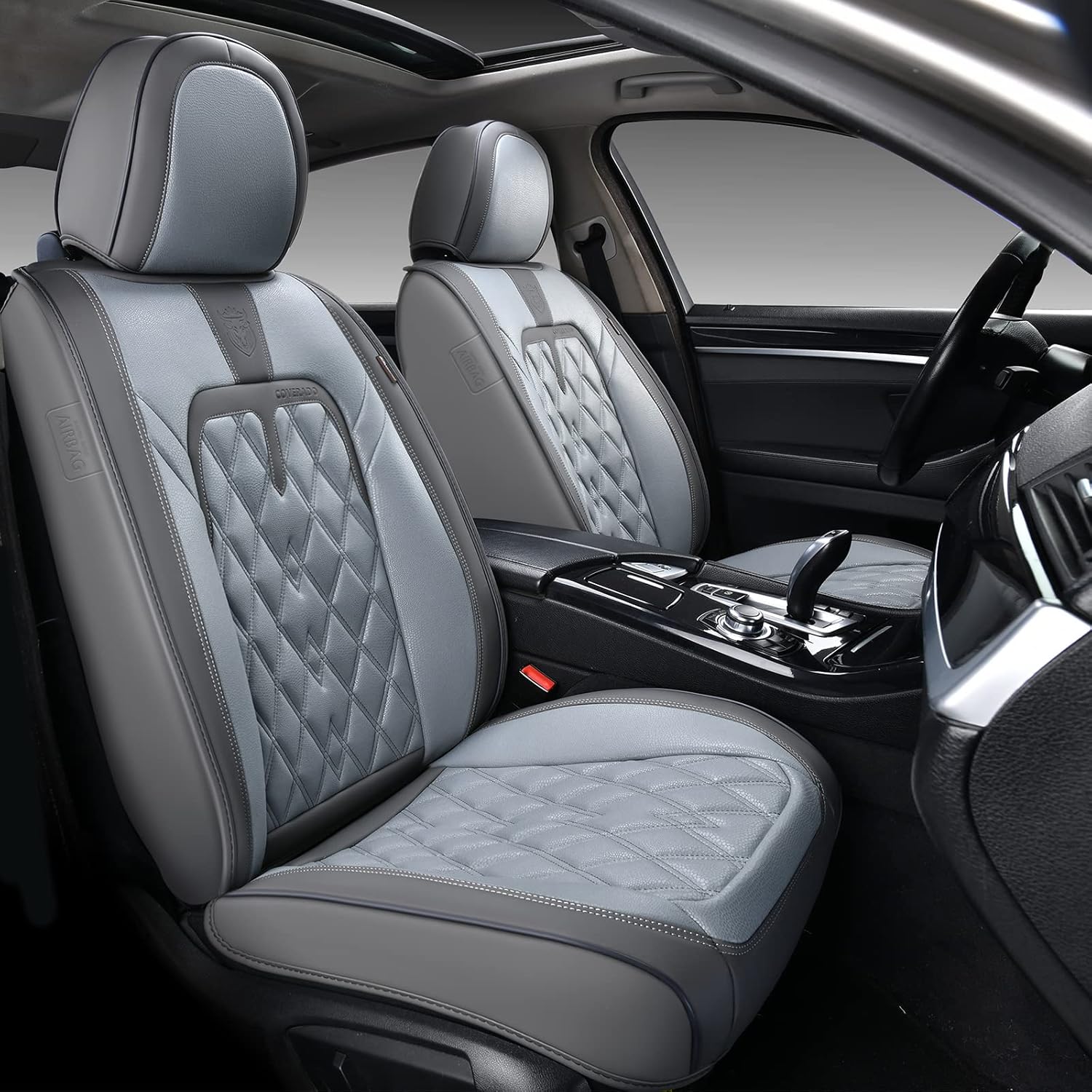 Coverado Car Seat Covers Front, Car Seat Covers Front Seats, 2Pack