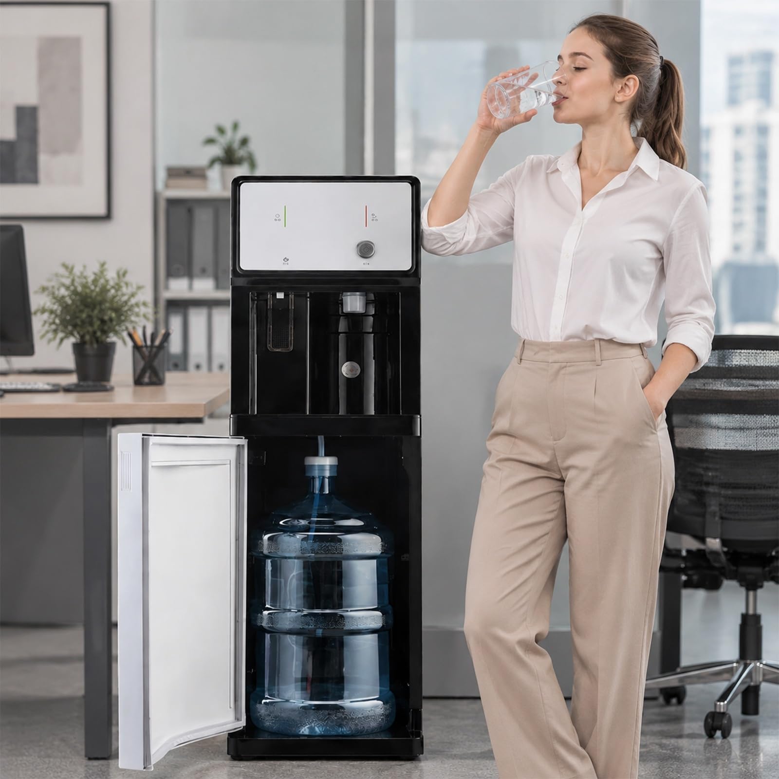 Distributeur Sol Chargement Bas 3s 3-en-1 Chaud/Froid/pièce Silencieux