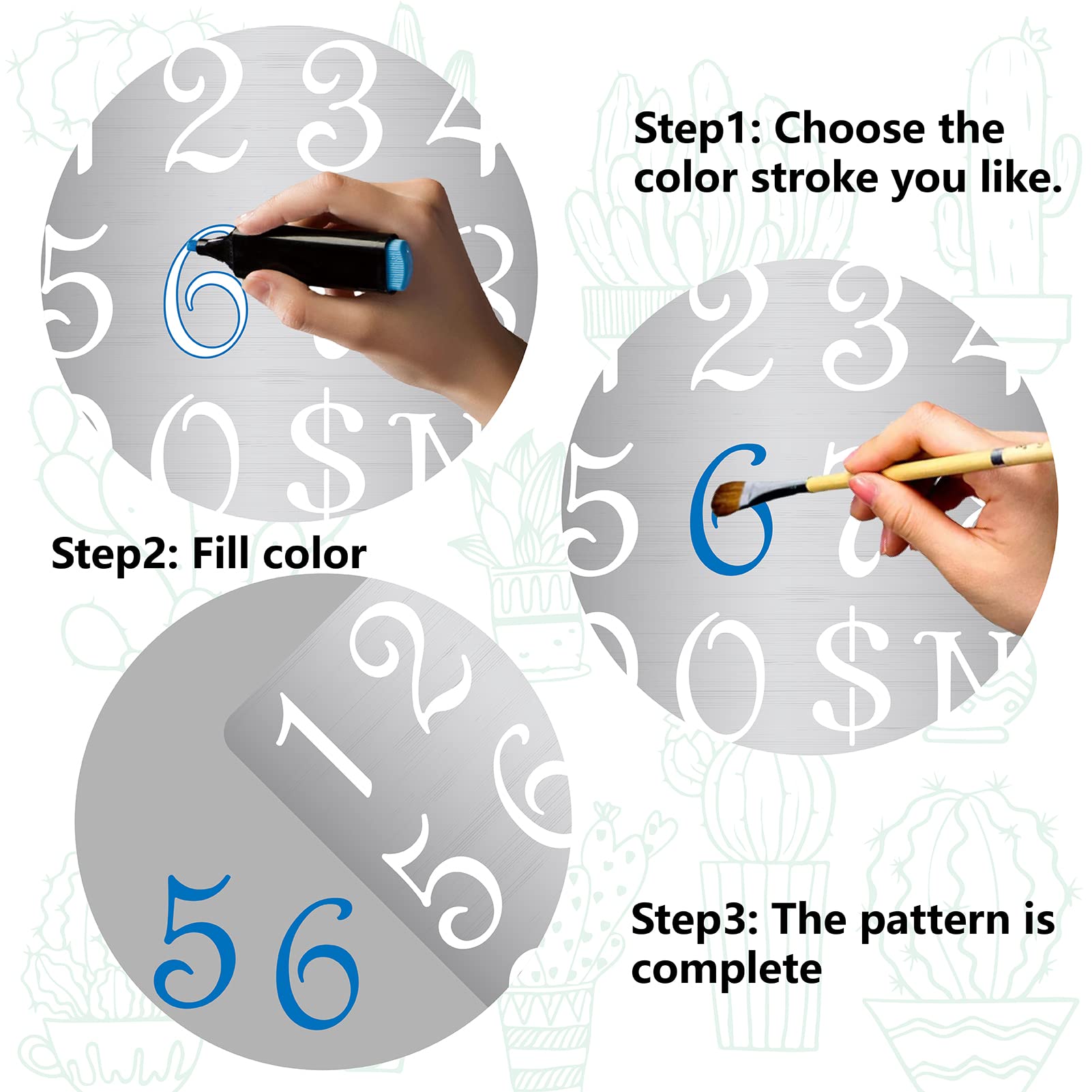 GORGECRAFT Pochoir Runes En Métal De 16 * 16cm Lettre