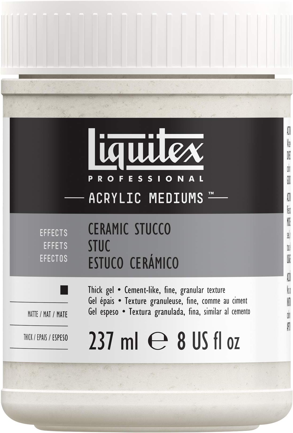 Liquitex Professional Effects Medium, 8-Oz, Ceramic Stucco