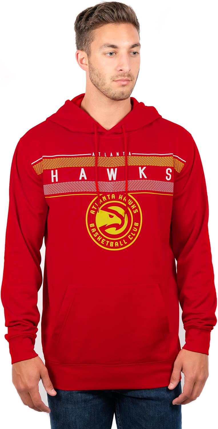 Ultra Game Men's NBA Official Super Soft Midtown Hoodie Sweatshirt - Image 2