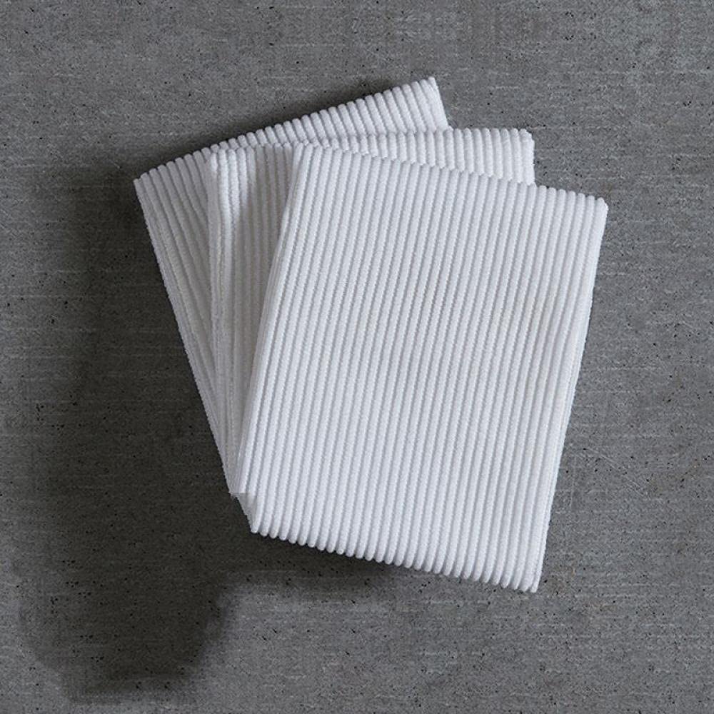 RWRAPS Tuch-Reinigungstuch, 5 Stück, Mikrofaser-Reinigungstuch für Geschirr, Trockentuch, Küche, schwedisches Geschirrtuch, Restaurant, Geschirr, Desinfektionstücher, weiß, 5 Stück, 37 x 21 cm