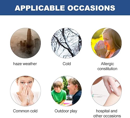 Miniatura 8 de Mascarillas desechables para niños, estampadas con diseños de caricaturas, estrellas, astronautas, mariposas y arco iris, para volver a la escuela,