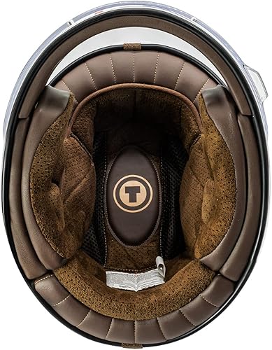 Miniatura 5 de TORC T1Newport - Casco de moto de fibra de vidrio de cara completa aprobado por DOT y ECE