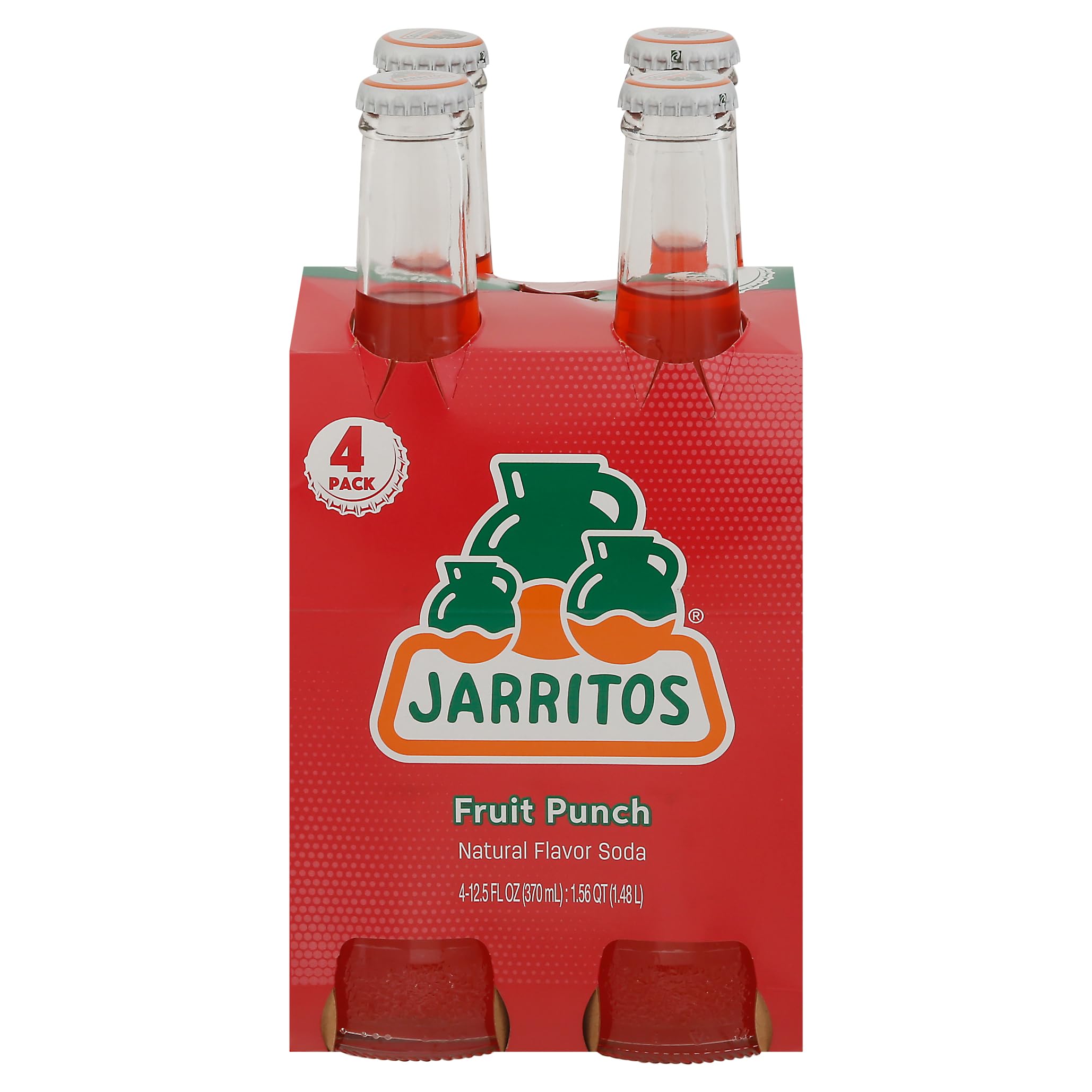 Jarritos, Fruit Punch 4 Count, 12.5 Fl Oz