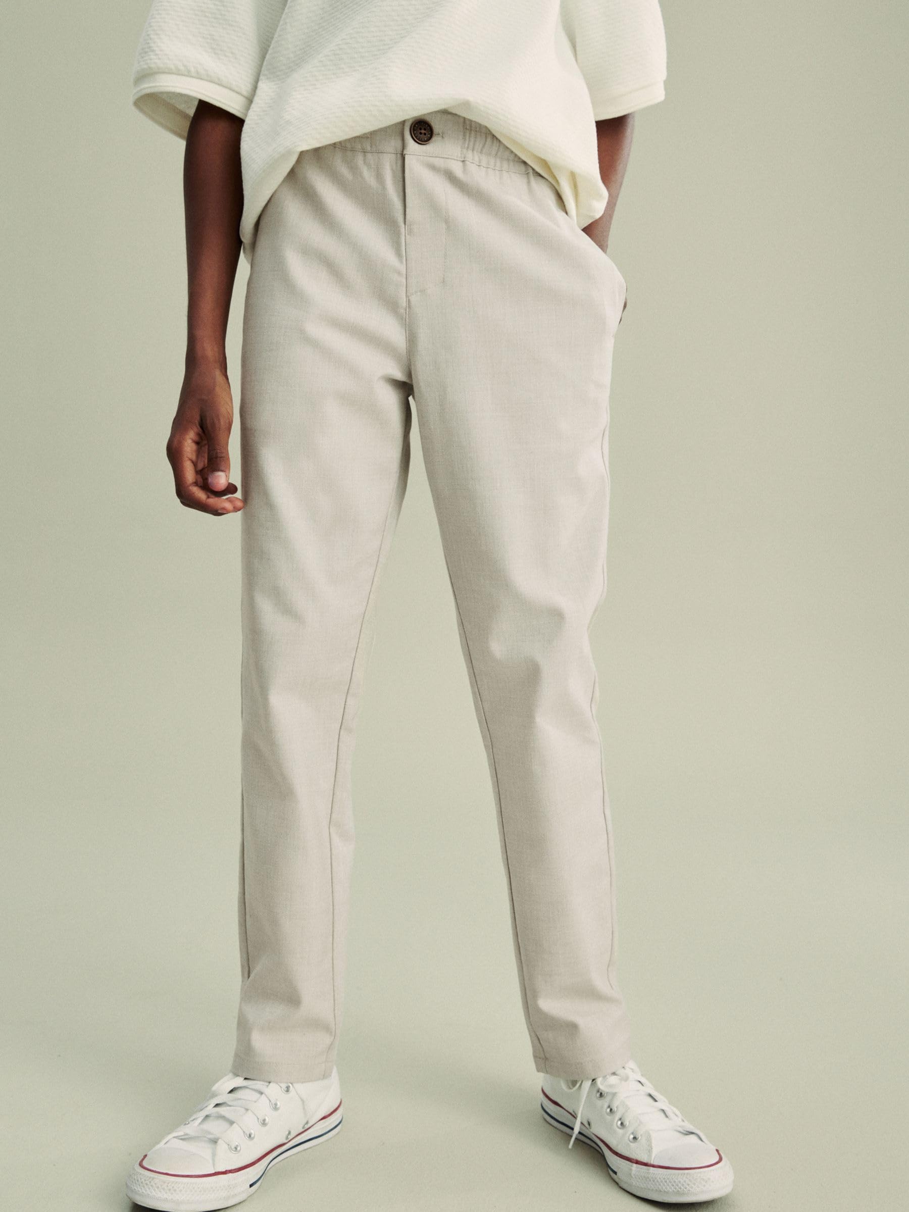 NEXT Ragazzo Pantaloni Eleganti in Misto Lino