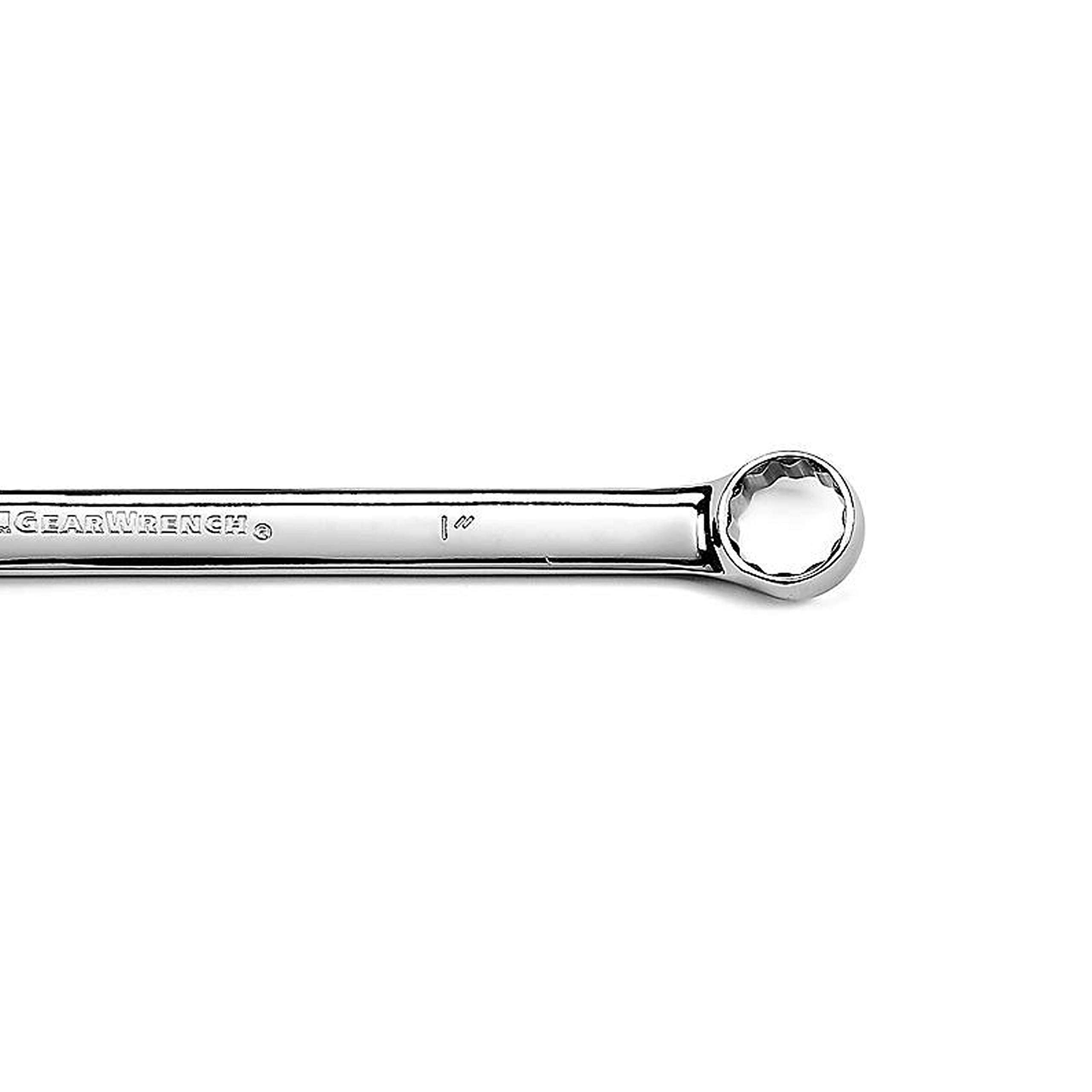 GEARWRENCH 12 Pt. Long Pattern Combination Wrench, 1" - 81664, Full Polish Chrome, 1 Inches - Image 4
