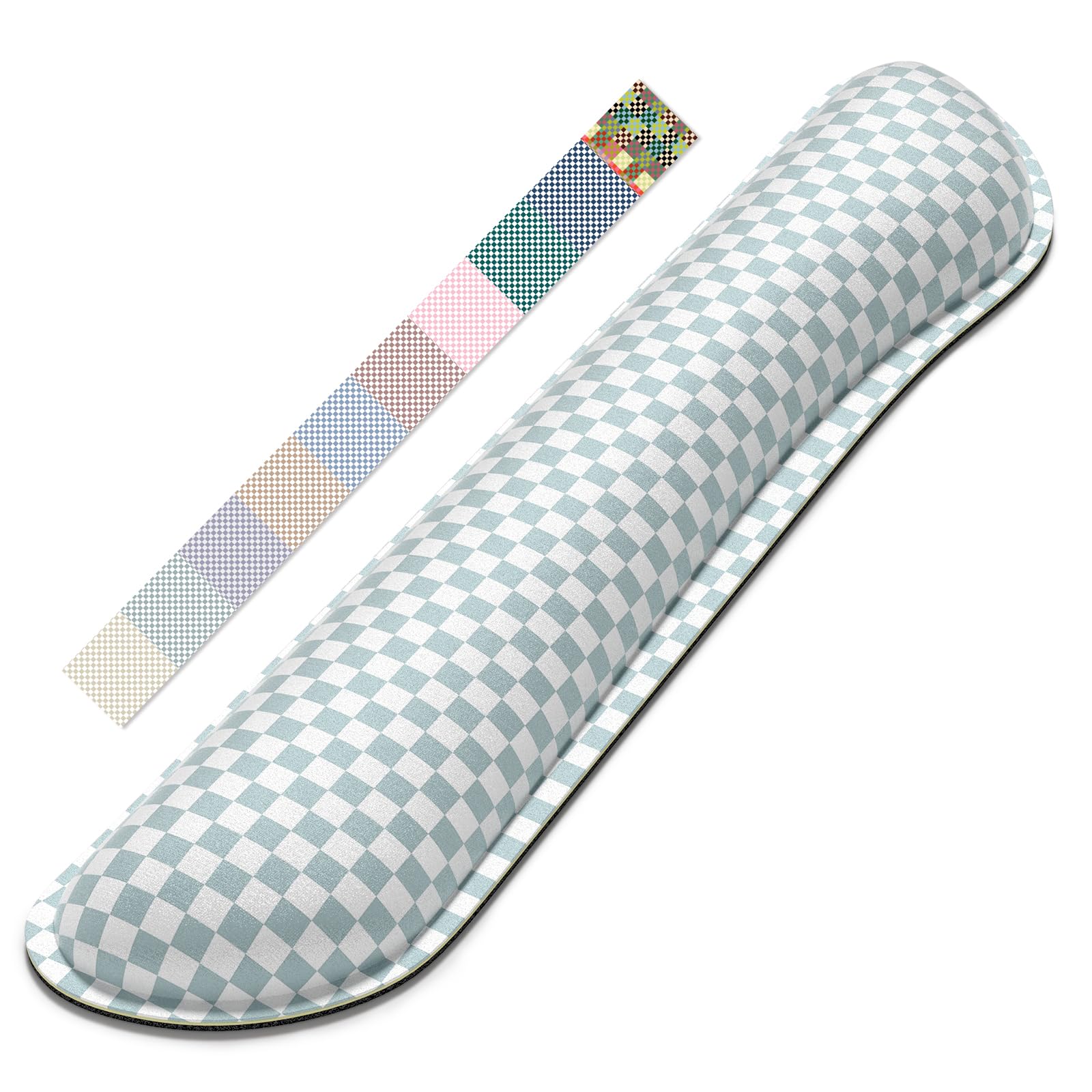 Dapesuom Keyboard Wrist Rest, Memory Foam, Ergonomic, Gaming,Sage Green — image 1