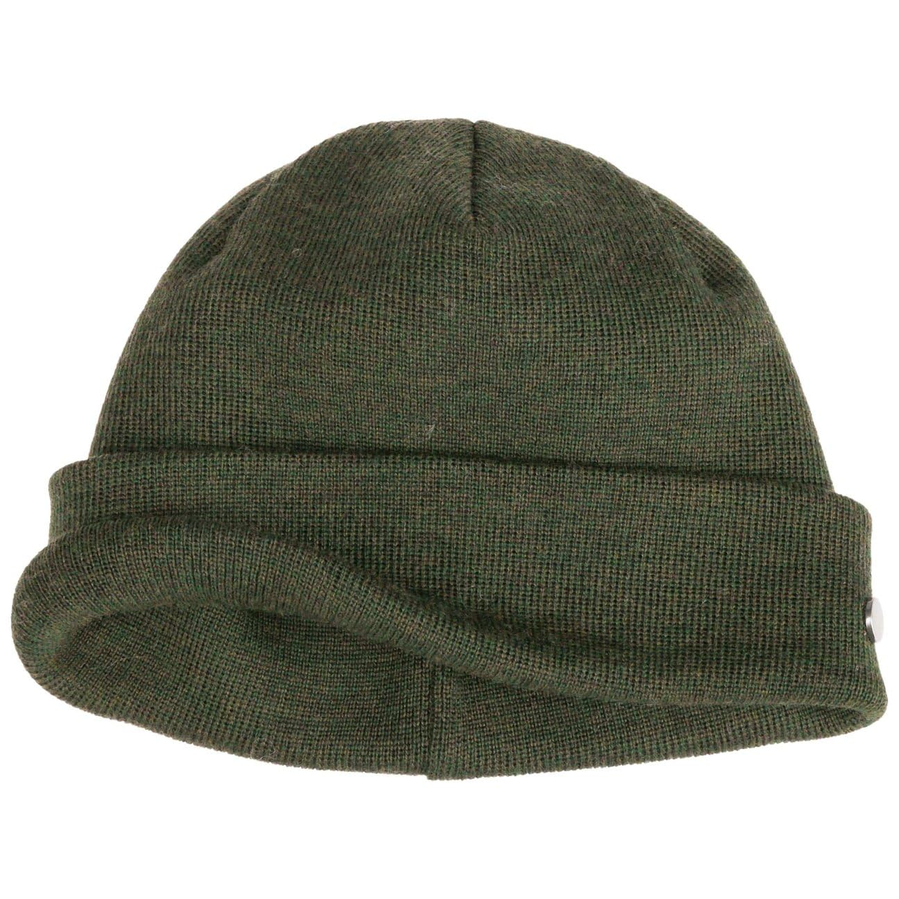 LIERYS Merino Fine Knit czapka dokerka Wyprodukowano w Niemczech Unisex Jesien Zima