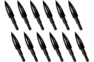 12 Pack Archery Arrow Tips 125 Grain Field Tips