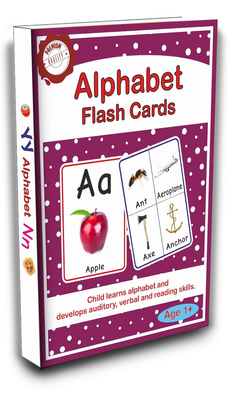 meraki babies large size flash cards of alphabet for kids-Purple (B0843NQYDD) Amazon Price History, Amazon Price Tracker
