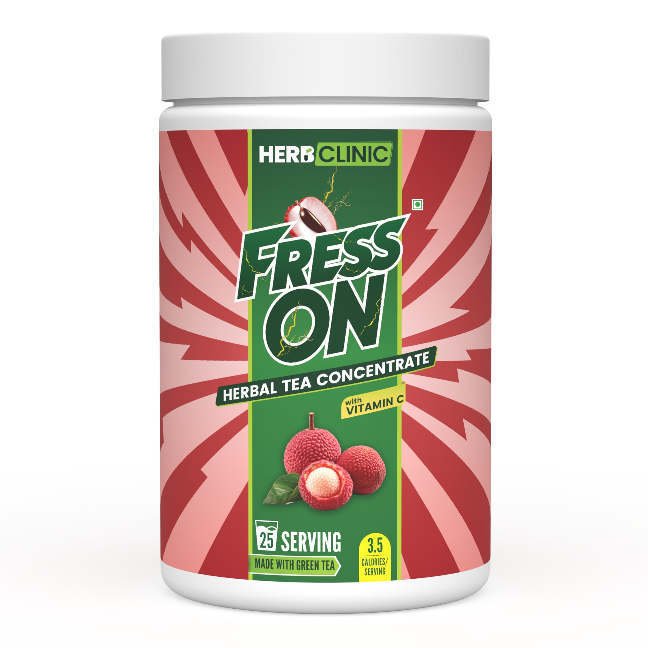 Herbclinic FRESSON Herbal Tea Concentrate | Made With Organic Green Tea & Orange Pekoe Extract | Vitamin C Enriched | With Natural Caffeine and Flavors | Natural Energy Booster, Improve Focus & Alertness, Support Antioxidant & Overall Health | Hot Te (B0DF32P1KS) Amazon Price History, Amazon Price Tracker