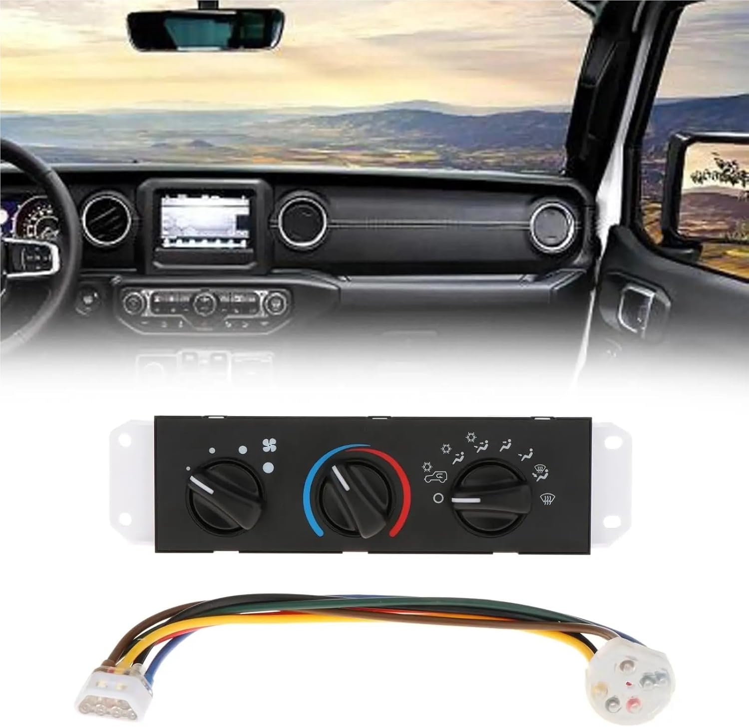 A/C Control Switch Replacement 55037473Ab Fit for Jeep Wrangler TJ 1999-2004