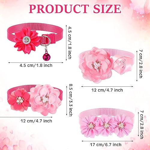 Miniatura 2 de 40 piezas de corbatín para perro para el día de San Valentín corbatín para perro collar ajustable de aseo de mascotas perros pequeños en el medio