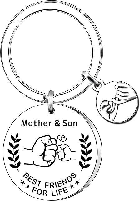 AMZQ Mum Gifts from Son Mum Birthday Gifts Keyring Christmas Mother's Day Gifts