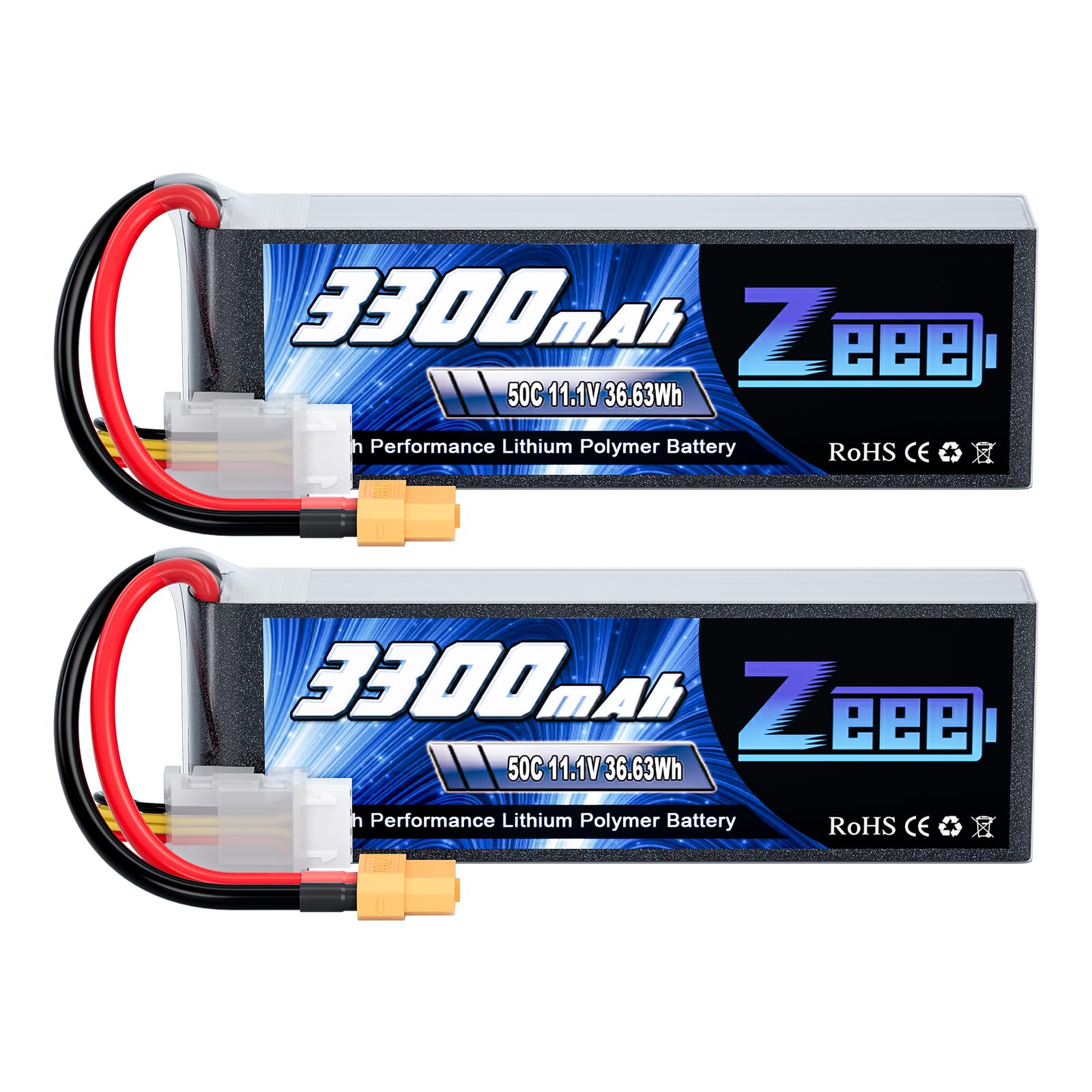 Amazon.com: Zeee 3S Lipo Battery 3300mAh 11.1V 50C Soft Pack