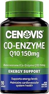 Cenovis CoEnzyme Q10 150mg - CoQ10 for Energy - Maintains Cardiovascular System Health, 90 Capsules