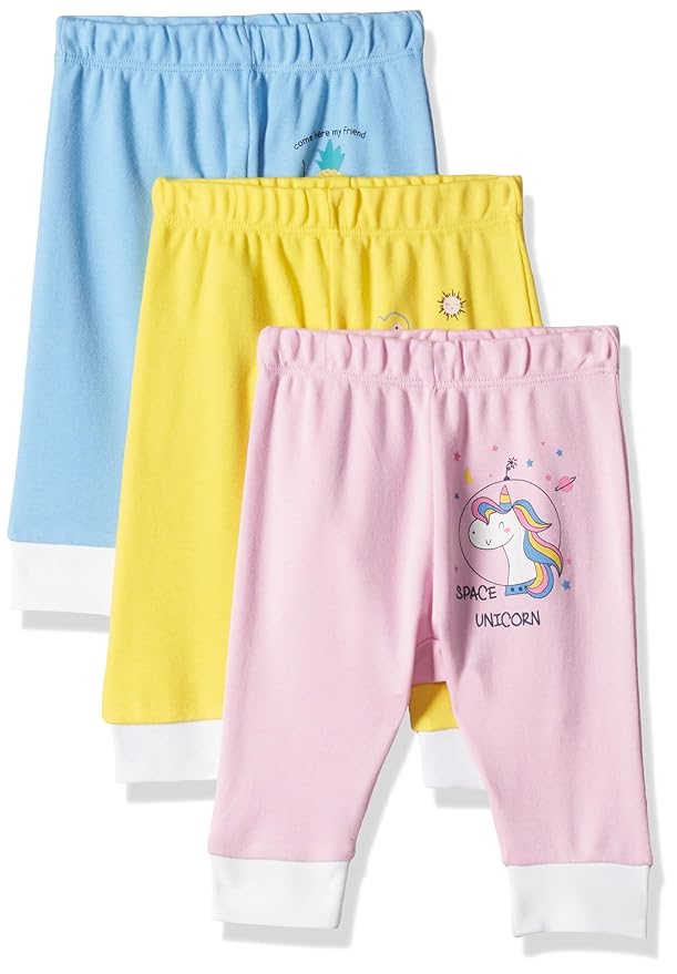 Jam & Honey Baby-Boys and Girls Printed Joggers || 100% Soft & Pure Cotton || Comfortable & Durable Knitted || Lightweight Unisex Joggers