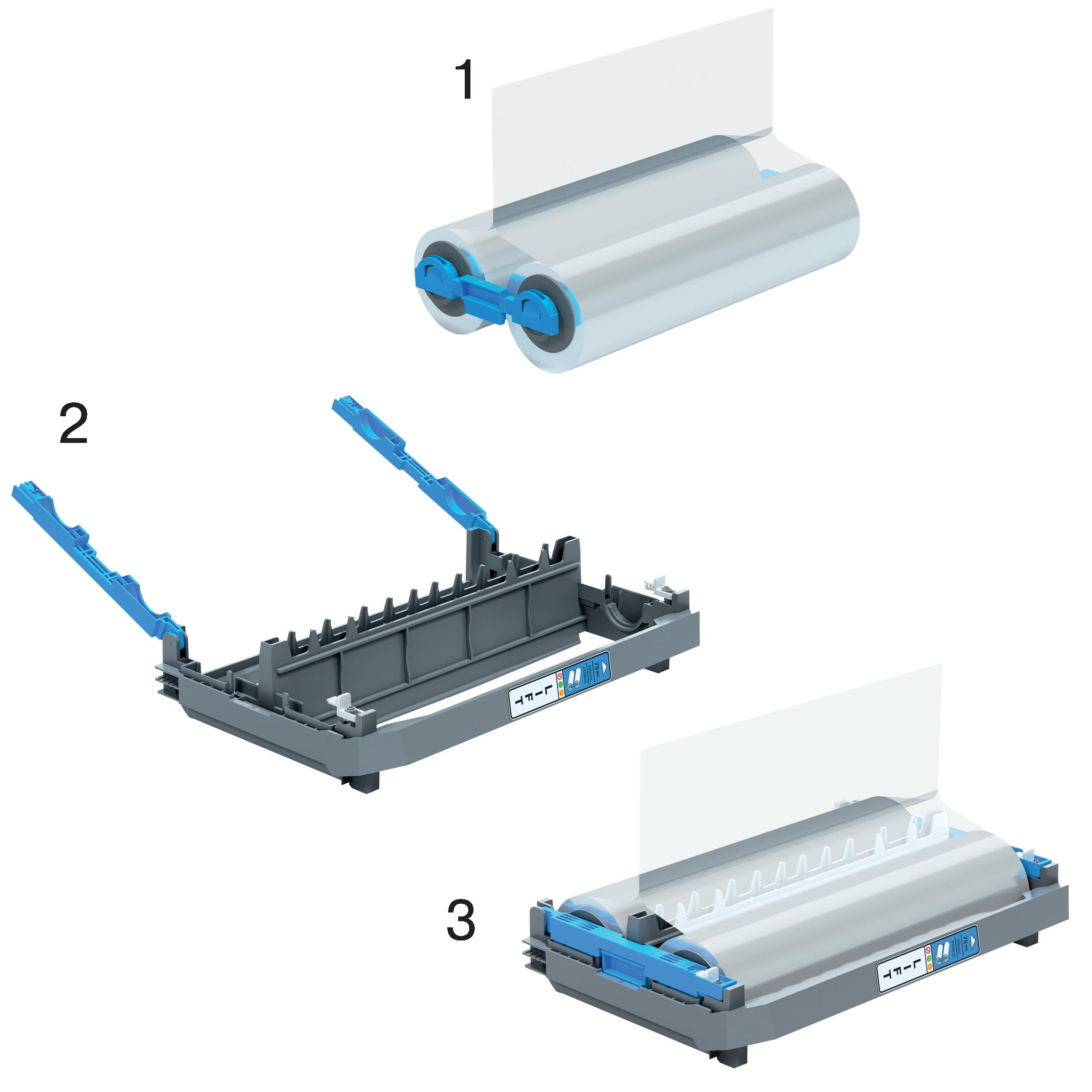 GBC Foton 30 Cartucho Casete de Film de Plastificación para Cartuchos Recargables de 75 Micras, plastifica hasta 250 Documentos A4 Carga Rápida, 4410026