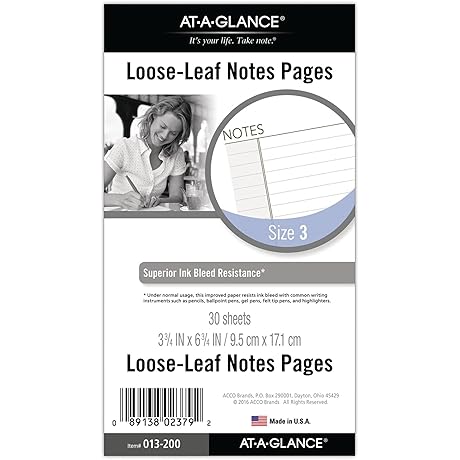 Day Runner Undated Planner Notes Refill 2022: The Perfect Companion for Your Busy Life