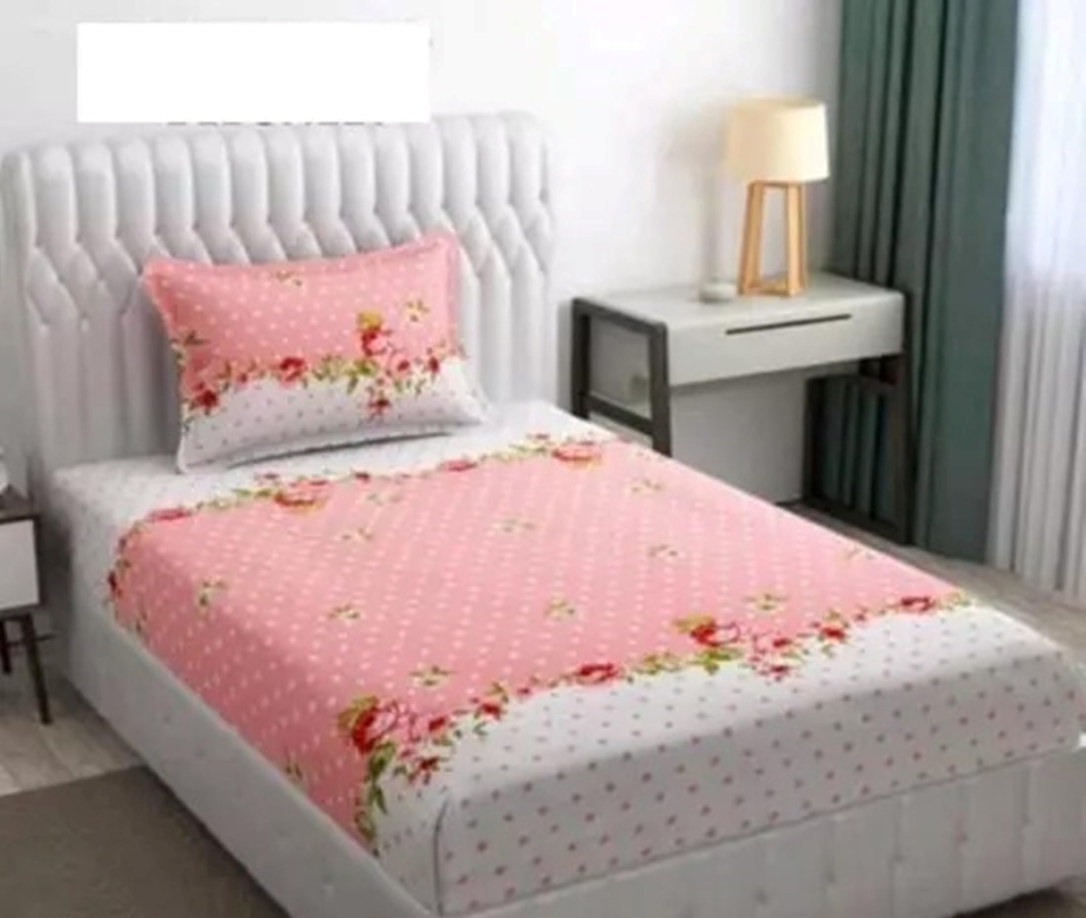 See full amazon price history chart for Real Dream Single Fitted bedsheet with Elastic, bedsheet for Single Bed Glace Elastic Fitted with 1 Pillow Cover (72x48x Upto 6 Inches) (Flower-Pink) Real Dream Single Fitted bedsheet with Elastic, bedsheet for Single Bed Glace Elastic Fitted with 1 Pillow Cover (72x48x Upto 6 Inches) (Flower-Pink) (B0D97LKSNN) Amazon Price History, Amazon Price Tracker