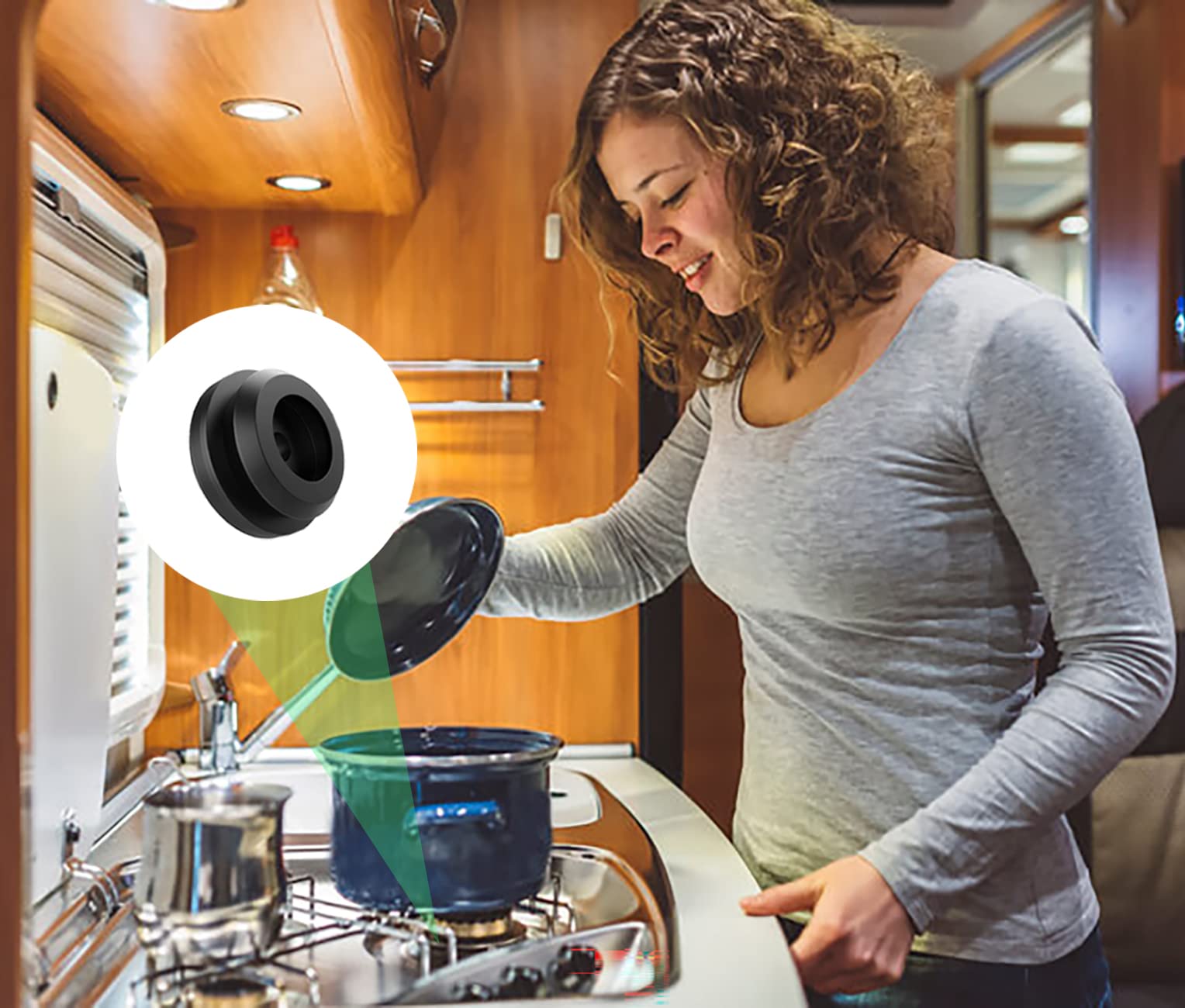 THYULIFE RV Stove Grommets For Magic Chef Stove Grates