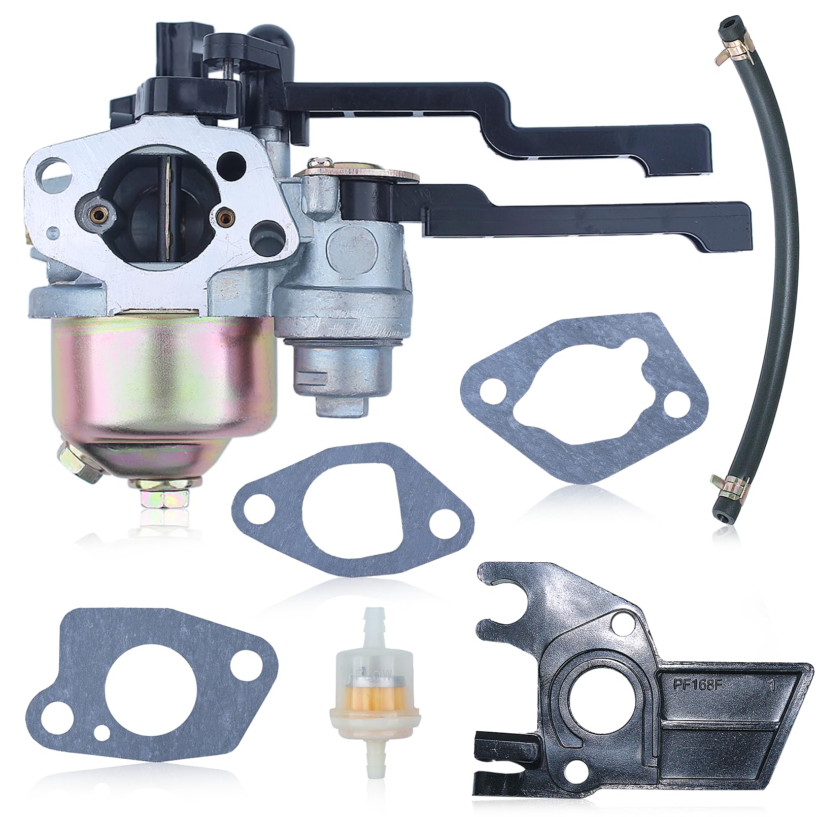 Kit de Carburateur pour Kohler CH260 CH270 Moteurs, Tondeuse à Gazon Pièces de Rechange, Joint d'Isolateur et Jeu de joints, remplacement 17 853 22-S, 1785322-S, 1785322S, 17 853 04-S