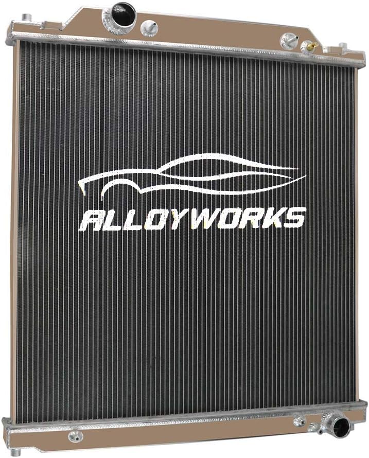 Amazon.com: ALLOYWORKS Aluminum Radiator For 2003-2007 Ford F250 F350 ...