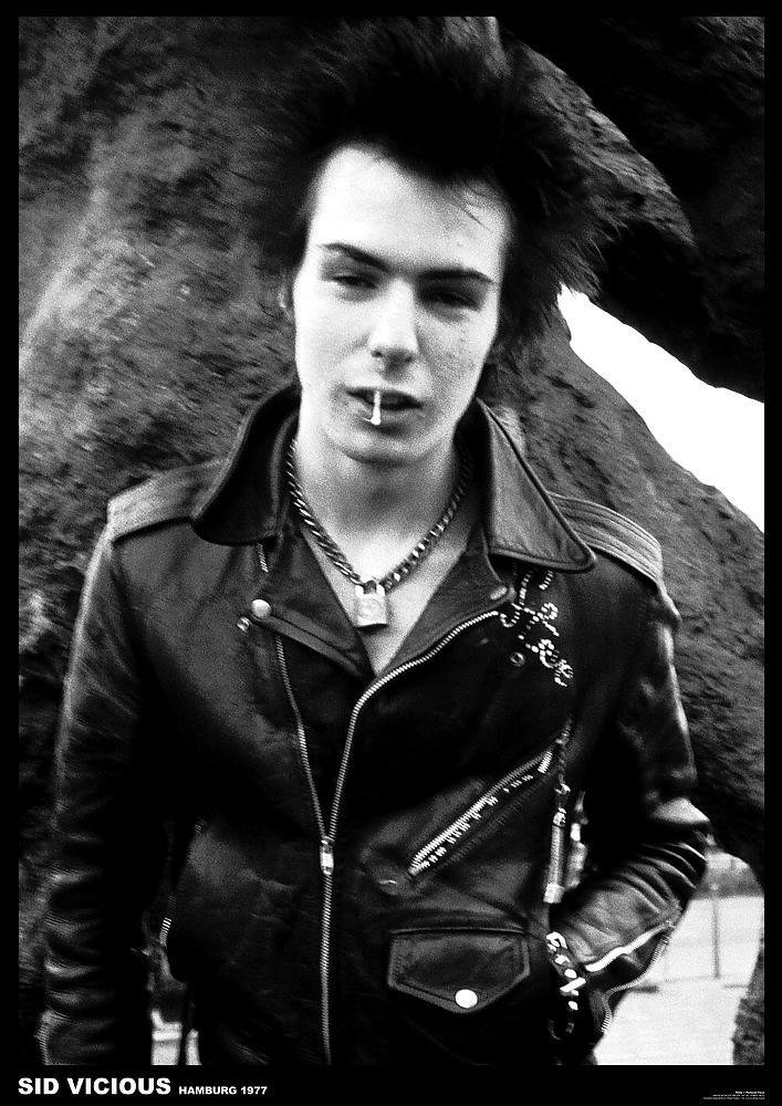 Unbekannt Sex Pistols SID Vicious Hamburg 1977 Poster