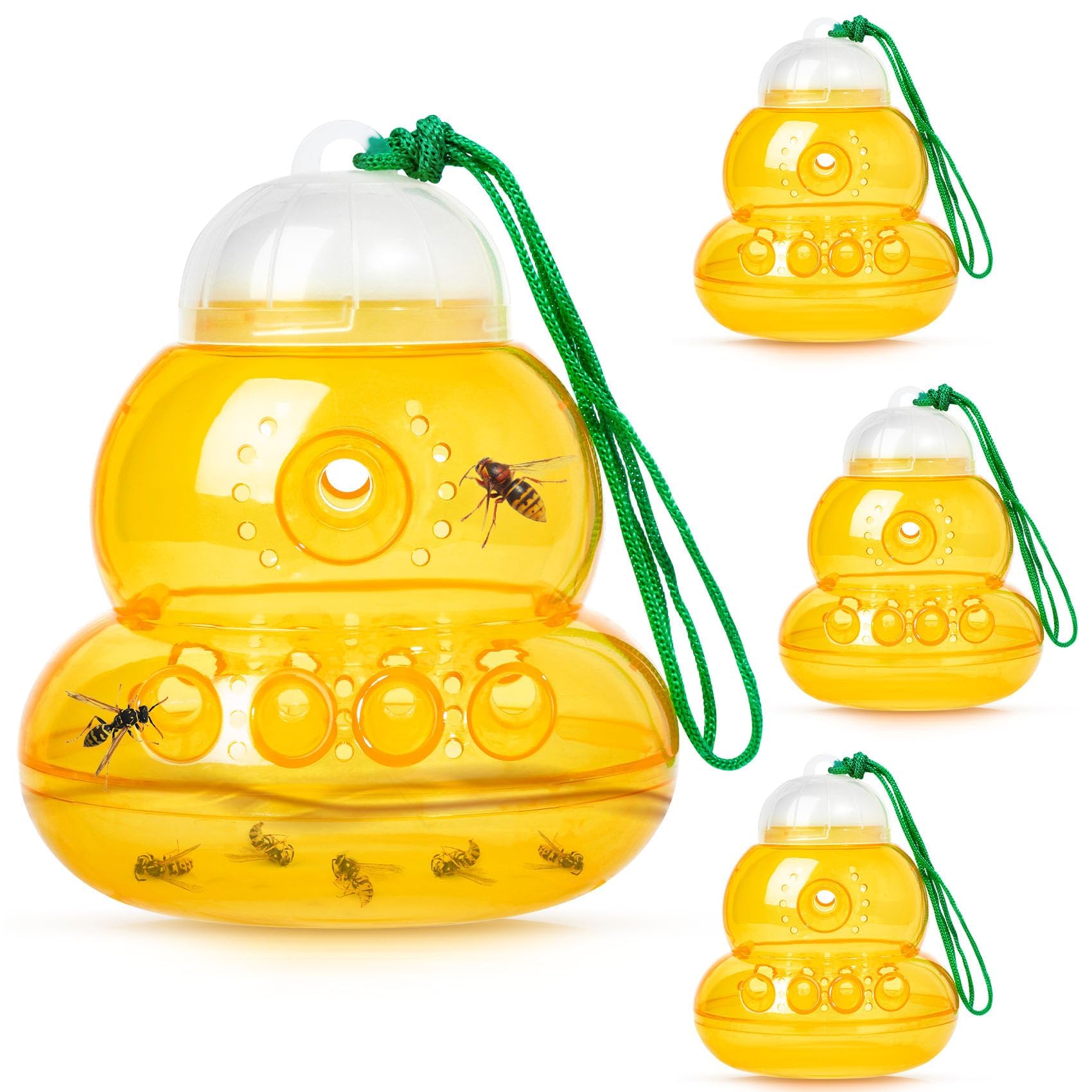 Wasp Traps Outdoor Hanging Stingmon 4-Pack