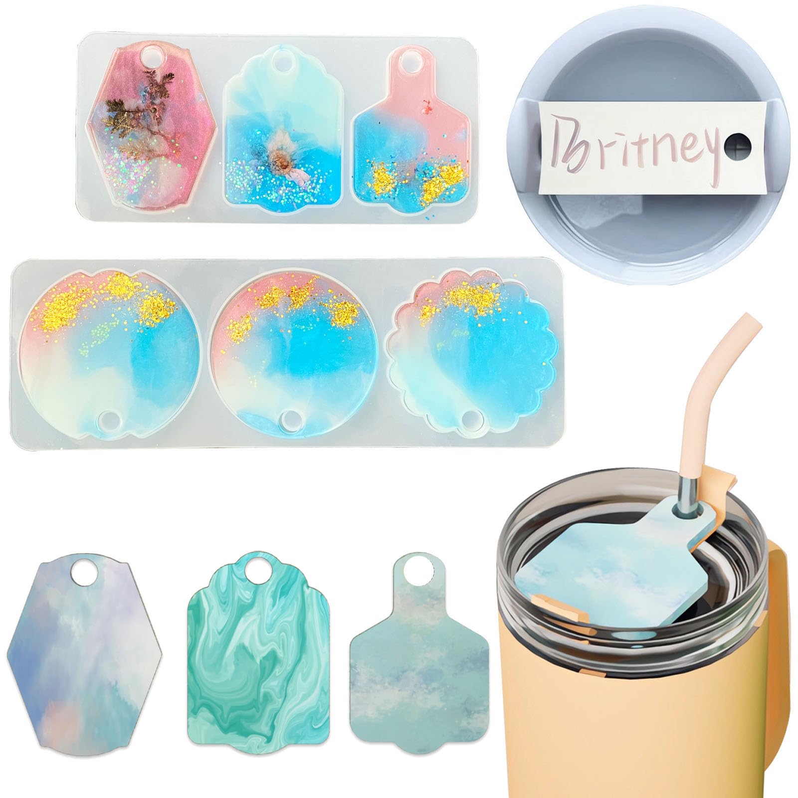 Stanley Accesorios Moldes De Resina Para Placas De Nombre Para Stanley Cup | Cuotas Sin Molde Resina Epoxi