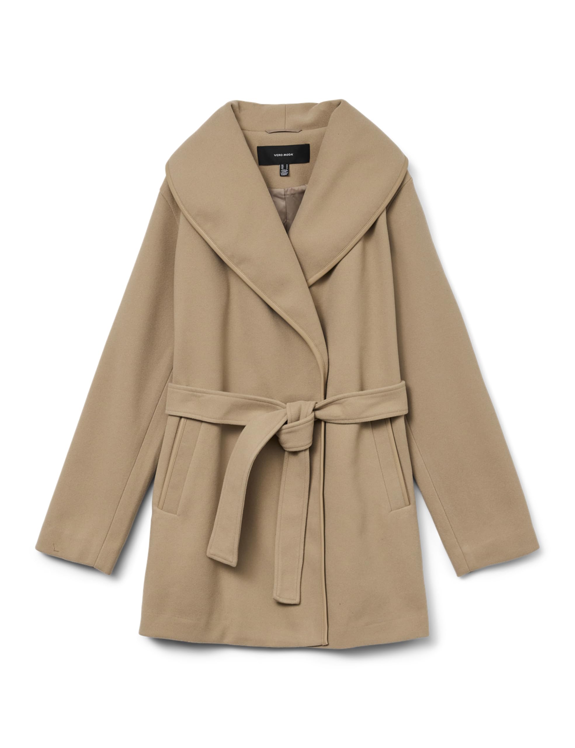 VERO MODA Women's Vmclaudia Jacket Ga Boo, Silver Mink, M