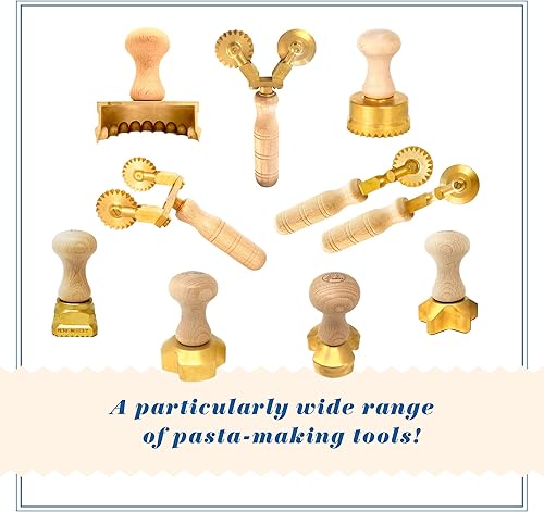 Miniatura 5 de Bundle - Cortador de pasta festoneado rueda y sello de ravioles redondo festonado